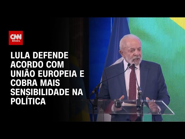 Acordo UE-Mercosul é uma necessidade para o mundo, afirma Lula em visita à França | BASTIDORES CNN
