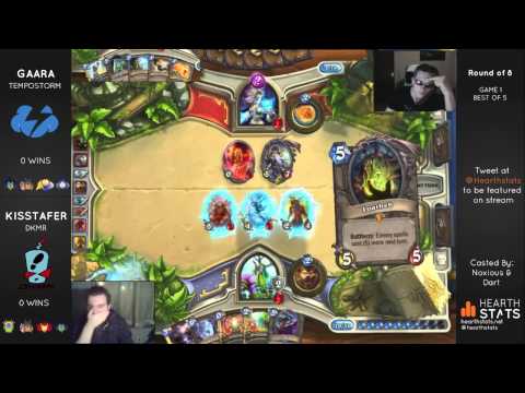 Gaara vs Kisstafer part 1 - Top 8 Hearthstats Invitational