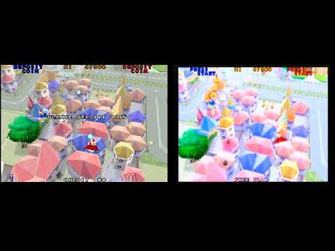 [For Mametesters] Tobe! Polystars Comparison MAME 0.251 & Actual Hardware (Opening and Demo)