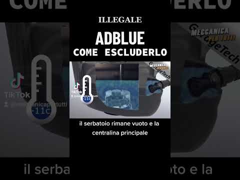 Escludere L'AdBlue - come fare...ILLEGALE #shorts #virale #adblue