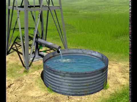 Windmill Pumping Water