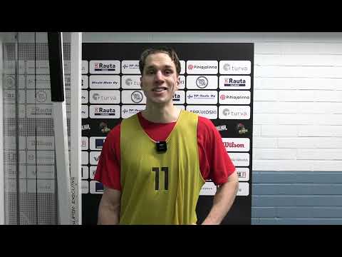 Ennen peliä. BC Nokia - Lahti ennakkotunnelmat.