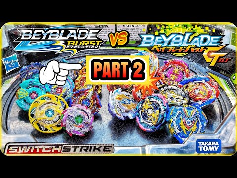 Beyblade Burst SWITCHSTRIKE vs. GT BEYBLADES |PART 2| Hasbro vs. Takara Tomy Elimination Tournament