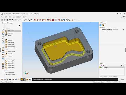 OneCNC XR7 - Using OneCNC "Machining Templates"