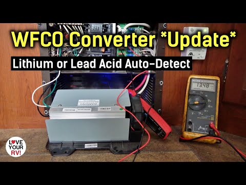 Update on the WFCO Auto-Detect RV Converter Charger Review - Auto Senses Li or LA batteries