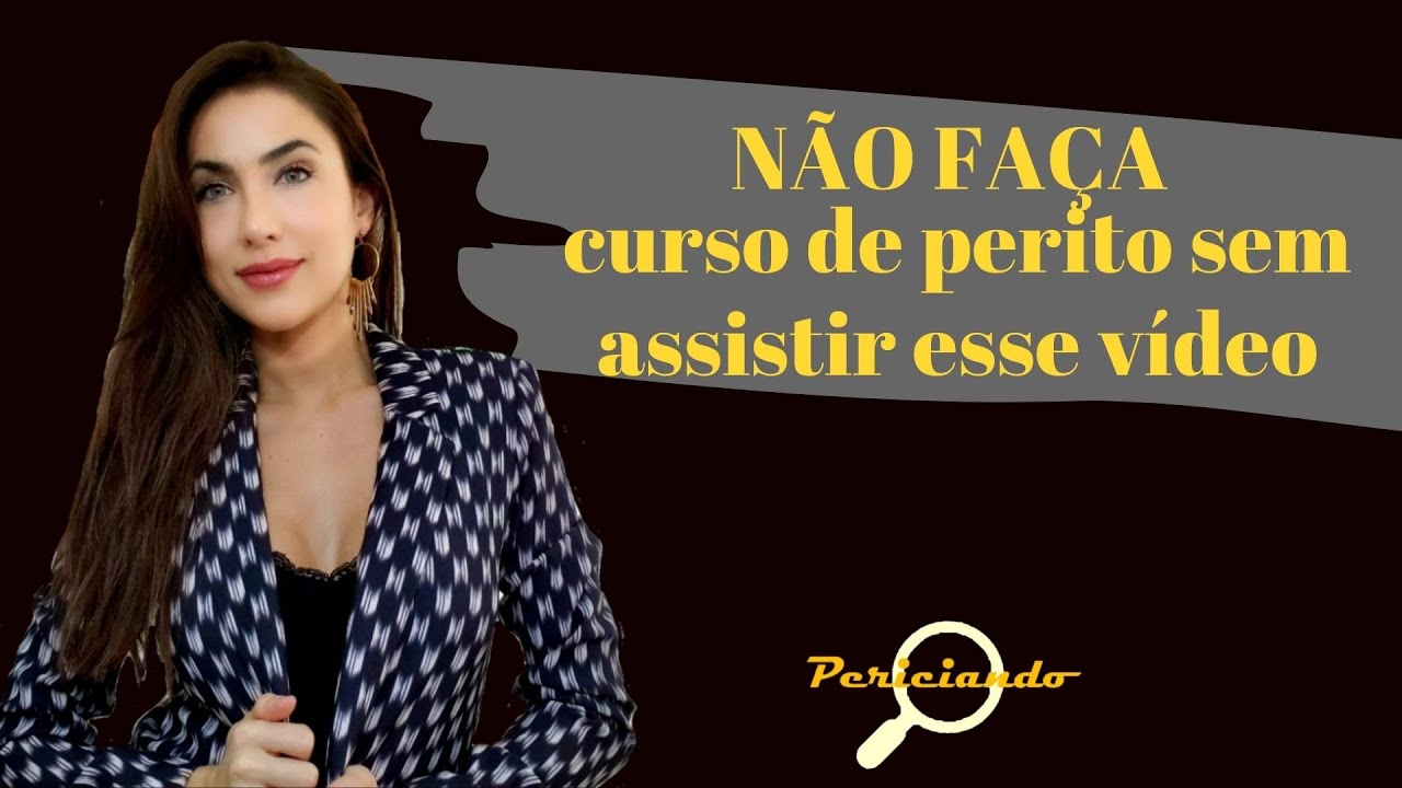 Qual curso fazer para ser perito?