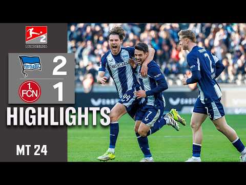 Hertha BSC - Nürnberg | 2:1 | Match Summary | 2. Bundesliga 2025/26 | hertha nuernberg