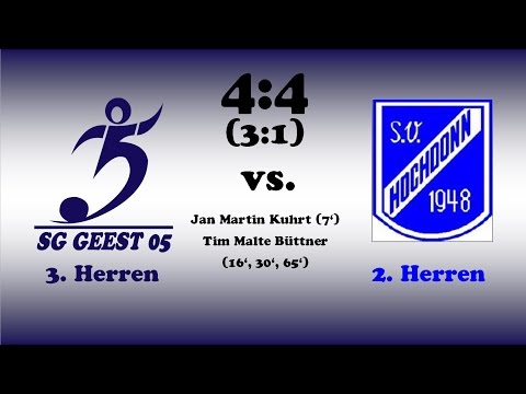 Highlights SG Geest 05 III vs. SV Hochdonn II - 17.04.2016