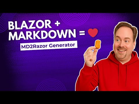 Convert Markdown to Blazor Components with MD2RazorGenerator!