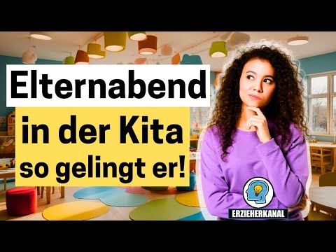Organizing a parent-teacher evening in kindergarten and daycare (tips and hints) | EDUCATOR CHANNEL