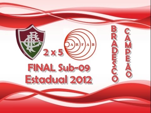 Gols da Final FFSERJ 2012 - Sub09 - Fluminense FC 2x5 Bradesco