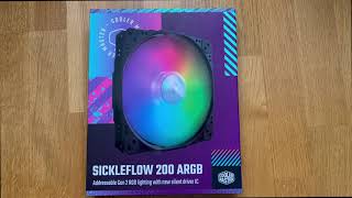 Cooler Master SickleFlow 200 ARGB (MFX-B3DN-08NP2-R1) - відео 1