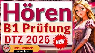 B1 Hören | DTZ 2026 | Übung mit Lösungen