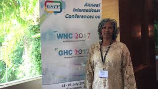 Dr. Gloria Carr at GHC Conference 2017 by GSTF Singapore