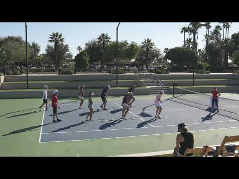 Cardio Tennis presentation: addressing warm-up, drill and game
