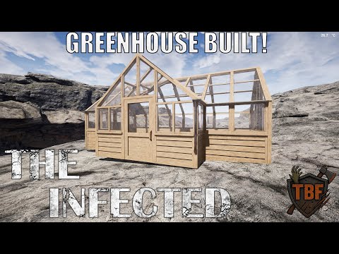 Greenhouse before Winter! Day 23 - The Infected - S06E23 Cave Build season!