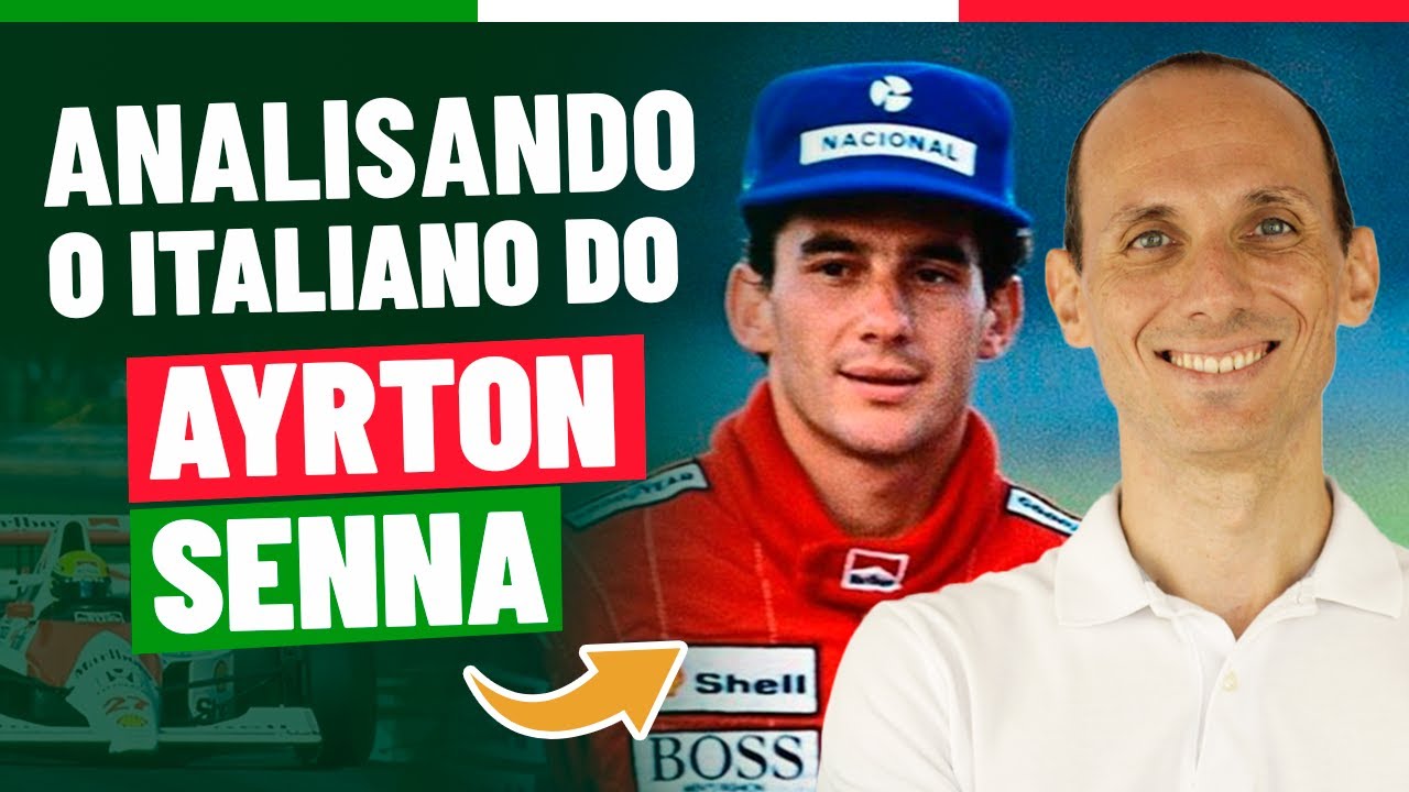 ANALISANDO O ITALIANO DO AYRTON SENNA [ITALIANO COM LEGENDA] - Vou Aprender Italiano