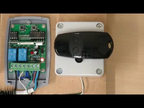 Universal 2 Channel 433mhz Controller for Garage Door Gate automation & alarm systems