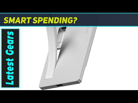 Sharge Disk Plus SSD Enclosure: Ultra-Slim, High-Speed Storage