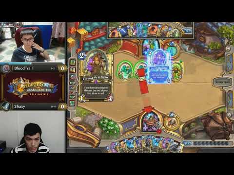 Bloodtrail vs Shaxy - Hearthstone Grandmasters Asia-Pacific S2 2019 - Week 3