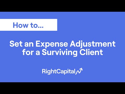Set an Expense Adjustment (1:40)