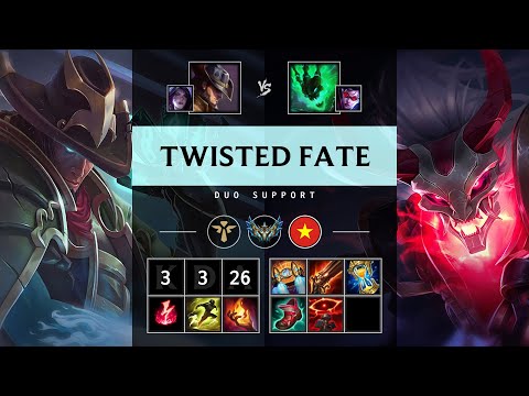 Twisted Fate Support vs Thresh - VN Challenger Patch 25.20