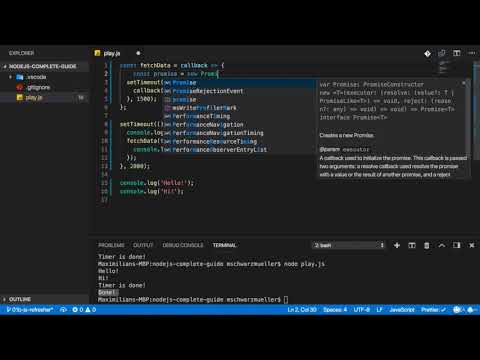 Async Code and Promises In JavaScript || Node.js