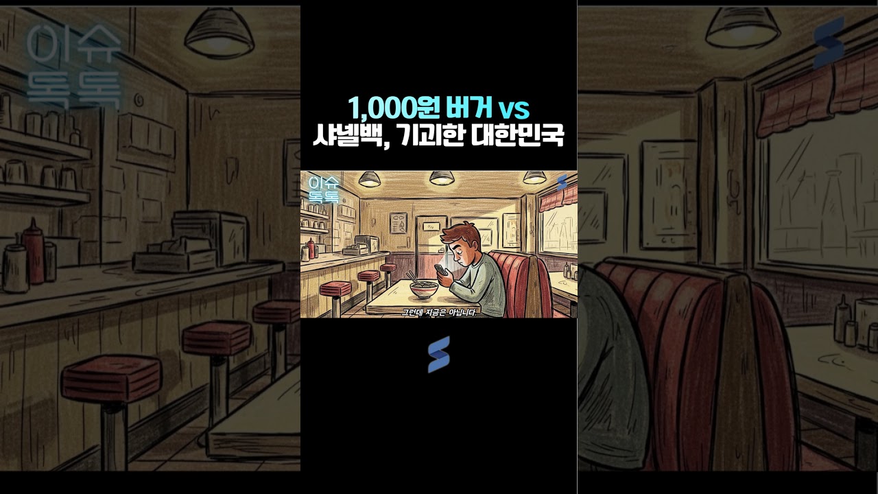 1,000원 버거 vs 샤넬백, 기괴한 대한민국