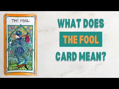 LEARNING TAROT - No. 0 of 78 - The Fool Card