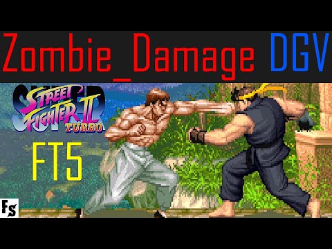 Super Street Fighter 2 Turbo - Zombie_Damage [Fei Long] vs DGV [Ryu] (Fightcade FT5)