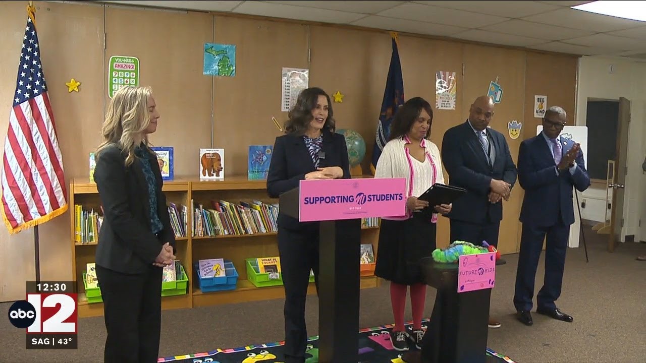 Whitmer celebrates record enrollment in Great Start Readiness Program