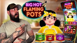 REVEALED! Big Hot Flaming Pots Slot Machine 🎰 Slot Tech Explains and Plays 🤠 Secrets and more!
