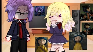 diabolik lovers react to Yui as Coraline🎀|🇧🇷|+vídeo completo