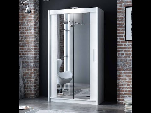 Sliding door wardrobe Paris 150 assembly video Dako Furniture flat pack wardrobe - 6