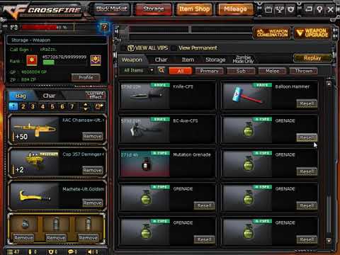 CROSSFIRE WEST ACCOUNT FOR SALE 31+ VIP's AND 100+ ZP GUNS