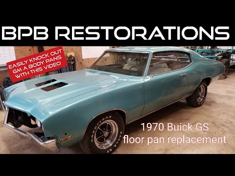 1970 Buick GS GM A body quick easy floor pan installation