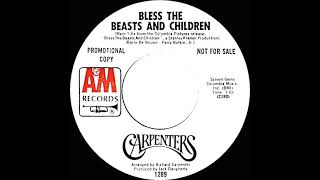 1971 Carpenters - Bless The Beasts And Children (mono radio promo 45)