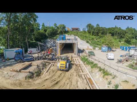 ATROS - Durchpressung im Damm - Bauwerksgewicht 3500to