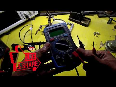 Teardown/Repair  of LCR Meter DMM (Transistor Tester)