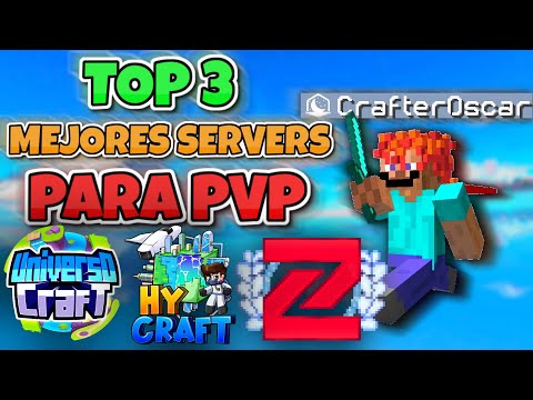 CrafterOscar - Top 3 BEST non-premium Minecraft PVP SERVERS