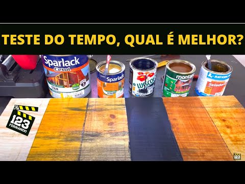 TESTE DO TEMPO! TINTA, VERNIZ E SELADORA base água e base solvente. Qual é melhor?