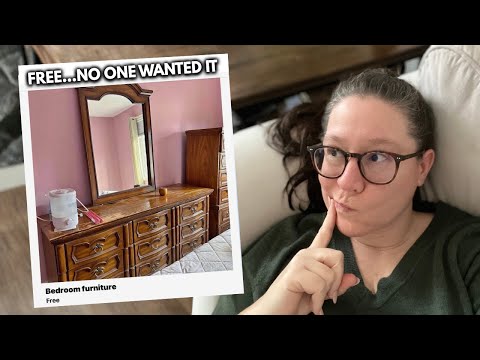 This FREE Vintage Dresser Sat Unsold  Here’s Why Paint Was the Smart Move!