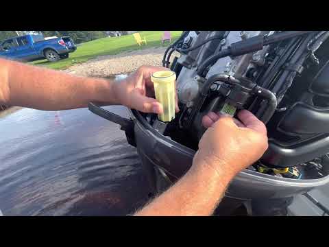 Fuel filter replacement Yamaha 115 Outboard