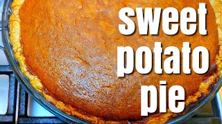 I love this SWEET POTATO pie #cooking
