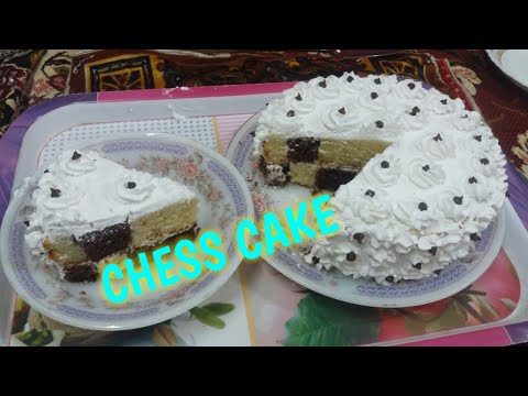 HOW TO MAKE VANILLA AND CHOCOLATE CHASE CAKE
