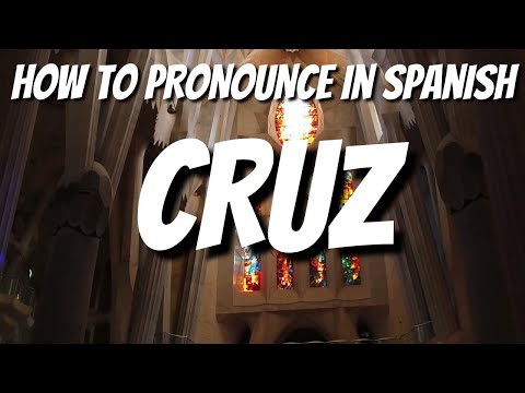 How to pronounce CRUZ in Spanish - Learn how to say CROSS in Spanish