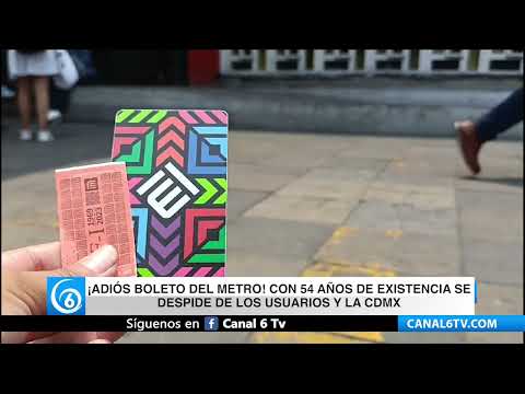 ¡Adiós boleto del Metro! Con 54 años de existencia se despide de los usuarios y la #CDMX