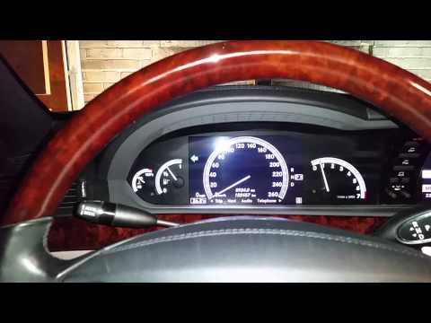 2007 S550 dash error rear left signal  1