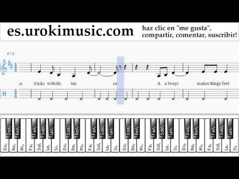 Como Tocar Piano (mano derecha) Katy Perry - Miss You More Tablatura Parte#2 um-b927