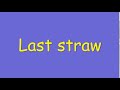 Last straw meaning
